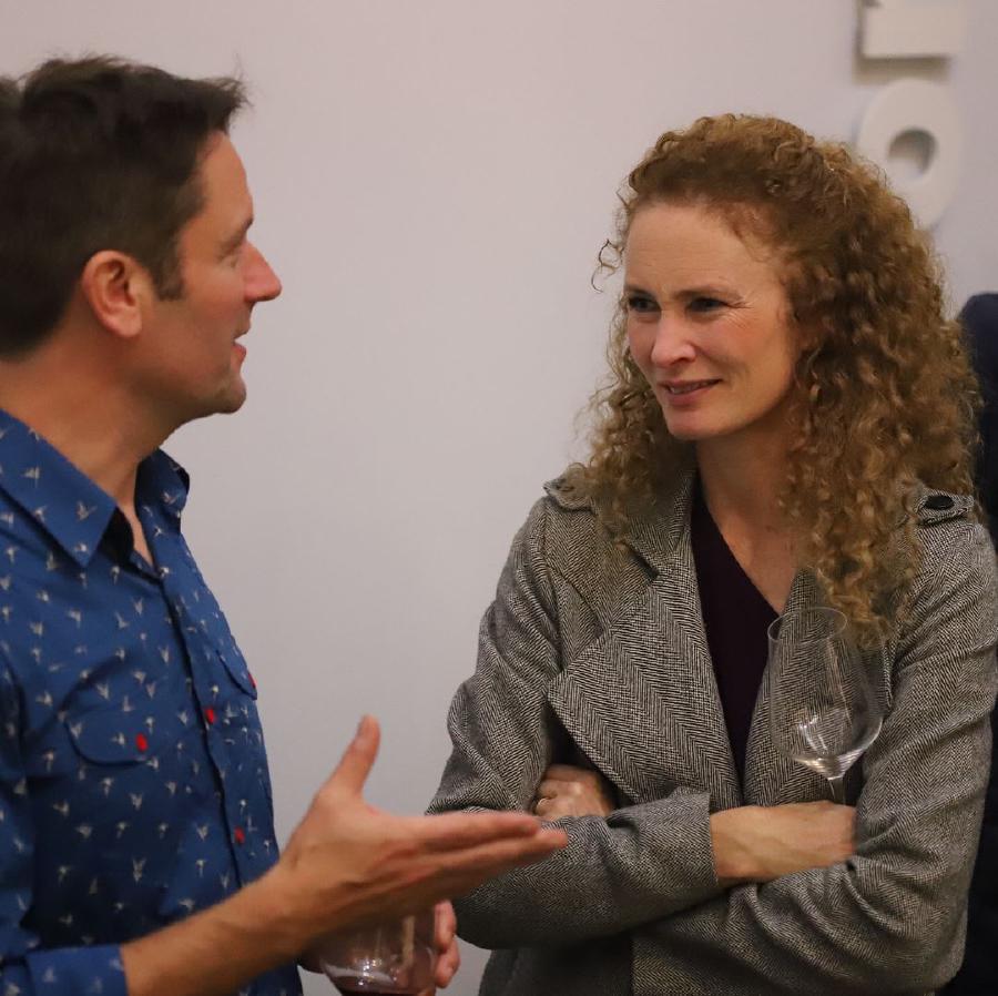 With Bridget Douglas